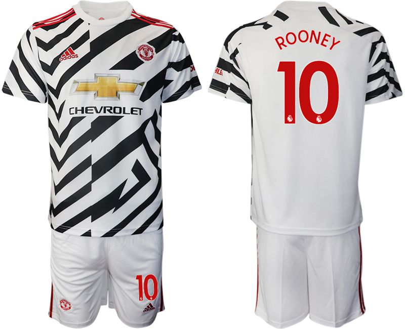Men 2020-2021 club Manchester united away #10 white Soccer Jerseys->arsenal jersey->Soccer Club Jersey